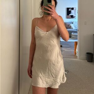 Champagne Zara Slip Dress